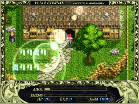 [PS2] Ys I & II Eternal Story - Opening and Gameplay