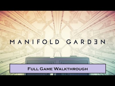 Manifold Garden - Full Game Walkthrough (God Cubes) [No Commentary]