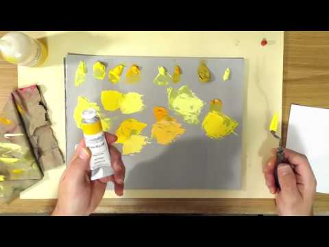 Yellow Oil Paint