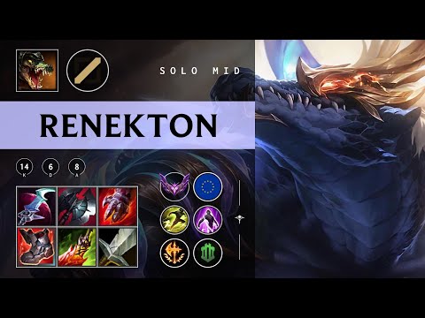 Renekton Mid vs Galio - EUW Master Patch 25.24
