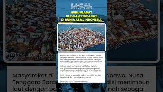 Tradisi Unik Warga Pulau Bungin yang Menimbun Laut untuk Membangun Rumah bagi Pasangan Menikah