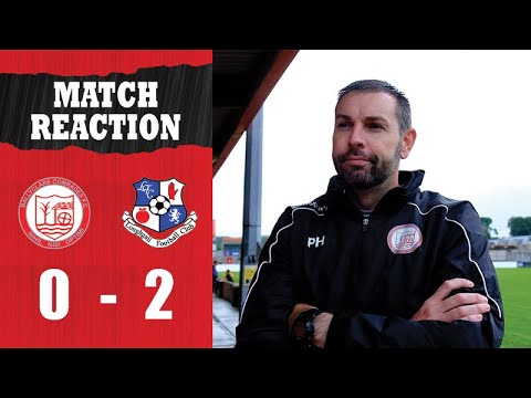 Match Reaction | Paul Harbinson on Ballyclare Comrades 0-2 Loughgall