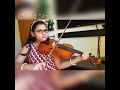 Chand Sifarish Violin Pavithra R Menon