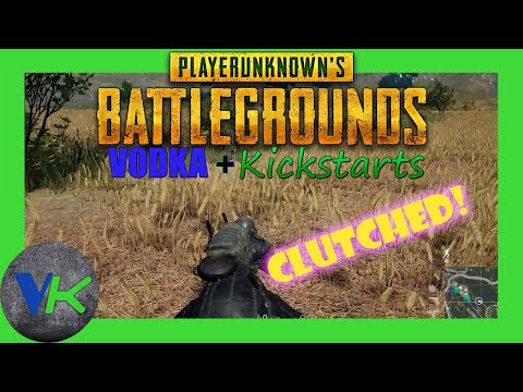 PUBG BEST Moments, 3V1 Clutch and chicken dinner! @Vodka+Kickstarts