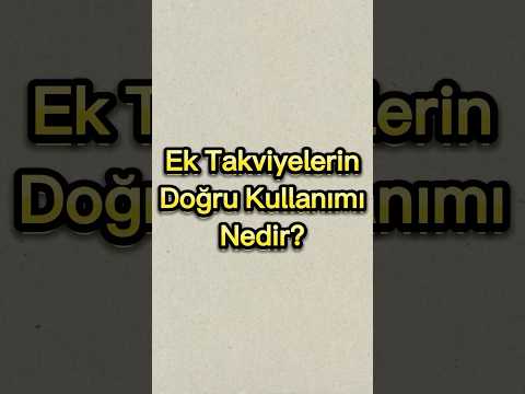 Vitaminler nasıl alınmalı?