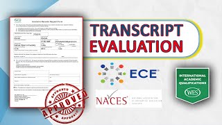 TRANSCRIPT EVALUATION - YOUR PERFECT GUIDELINES