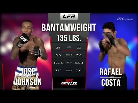 Jose Johnson vs Rafael Costa full fight