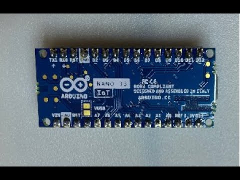 Arduino Nano 33 IOT -  Getting started