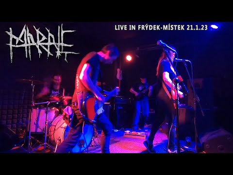 Marne - Full set at Zkušebna Art Club, Frýdek-Místek, Cz 21.1.23 (Crust Grindcore D-Beat Blastbeats)