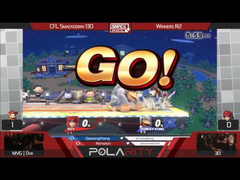 CFL Smackdown 130 WiiU - MVG | Dyr (DK) vs 3D (Roy) - Winners R2