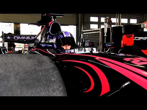 Pure sound - Veronika Cichá - test with Dallara GP2/05 at Brno circuit 2015