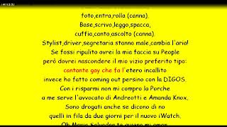 J AX &amp; IL CILE Maria Salvador con testo