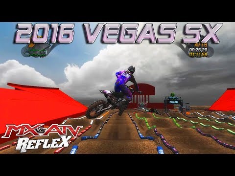 MX vs. ATV Reflex Custom Track | 2016 Las Vegas AMA Supercross Beta!