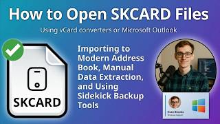 How to Open SKCARD Files (Sidekick Contact Card)