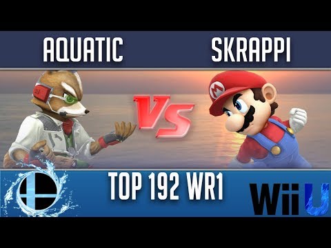 Smash'N'Splash 4 — Smash WiiU Top 192, WR1: CH | Aquatic vs. uS | Skrappi