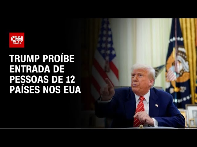 Trump proíbe entrada de cidadãos do Irã e outros países | CNN NOVO DIA