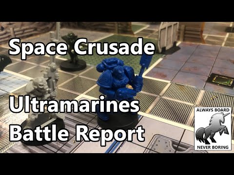 Space Crusade ULTRAMARINES Mission One Playthrough Battle Report | Let's Play an Old Board Game