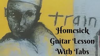 Homesick by Train Guitar Lesson with Tabs
