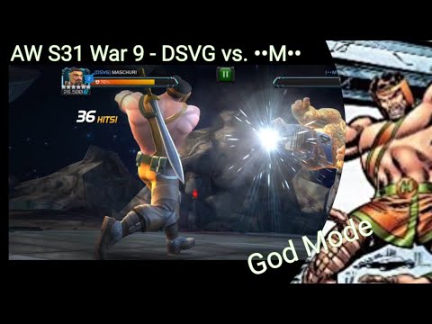 MCOC - AW S31 War 9 - DSVG vs. ••M•• - The Ultimate Power of Hercules