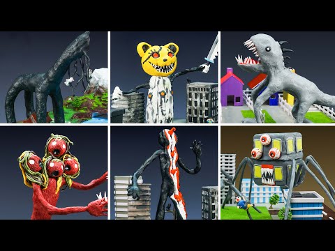 ✋ ALL MONSTER Trevor Henderson Scariest - Leovincible & Trevor Henderson Creatures with Clay-Part 3