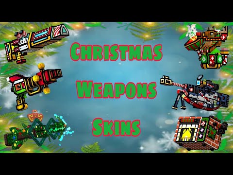 Pixel Gun 3D - Christmas Weapons Skins Gameplay