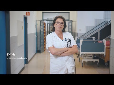 Verpleegkundige Edith bij Penitentiaire Inrichting Haaglanden
