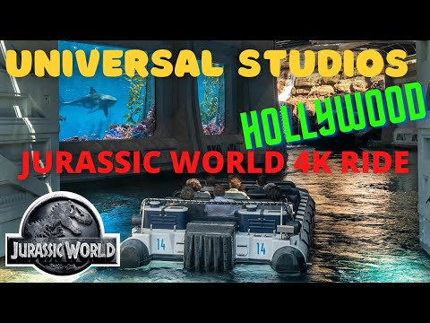4kJurassic World Ride @ 😍🦖🦖🦖@Universal Studios open😲😳😂