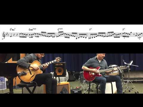 Pasquale Grasso & Barry Greene - Groovin' High (Transcription)