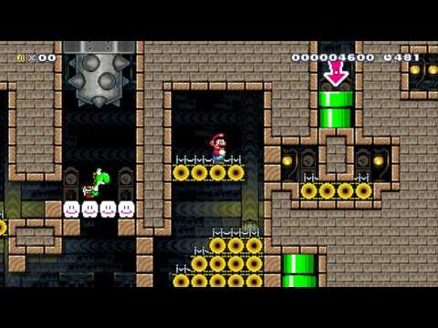 Moles, Thwomps, & Clowns, Oh My! by Kevin - SUPER MARIO MAKER - NO COMMENTARY 1ax