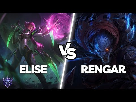 Unranked to Master - Elise vs Rengar Jungle | STREAMER FULL GAMEPLAY (League of Legends)