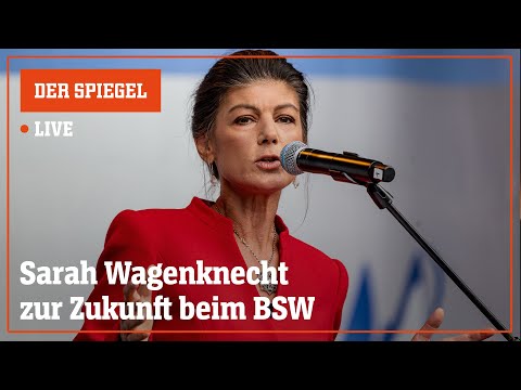 Livestream: Sahra Wagenknecht äußert sich zu Zukunft beim BSW | DER SPIEGEL