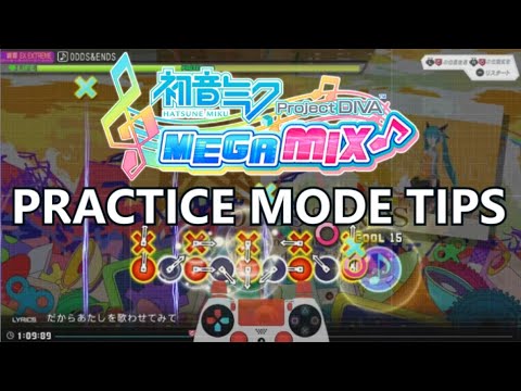 Project Diva MegaMix Practice Lessons for Beginners.