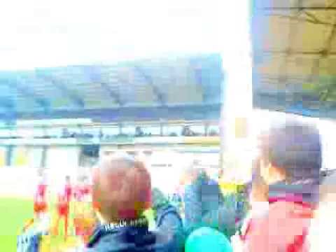 Crewe alexandra 1-0 Port Vale (winning goal, mental fans)