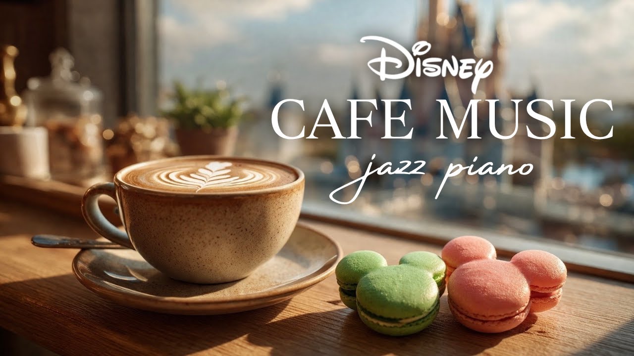 ディズニー・カフェミュージックメドレー☕️【作業・勉強・リラックス用BGM】Ghibli Studio Piano & Jazz Collection, 24/7 live streaming