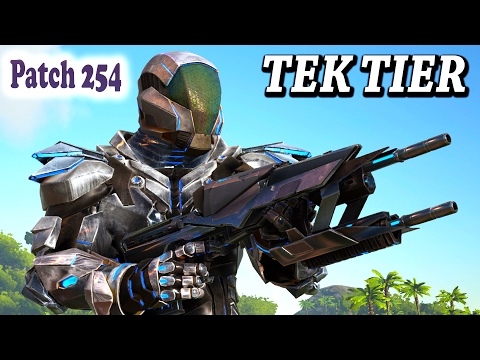 😱ARK HOW TO GET THE TEK TIER + A BIG TEST! Tek Armor, Tek Rifle, Tek T-Rex Saddle & Tek Transmitter