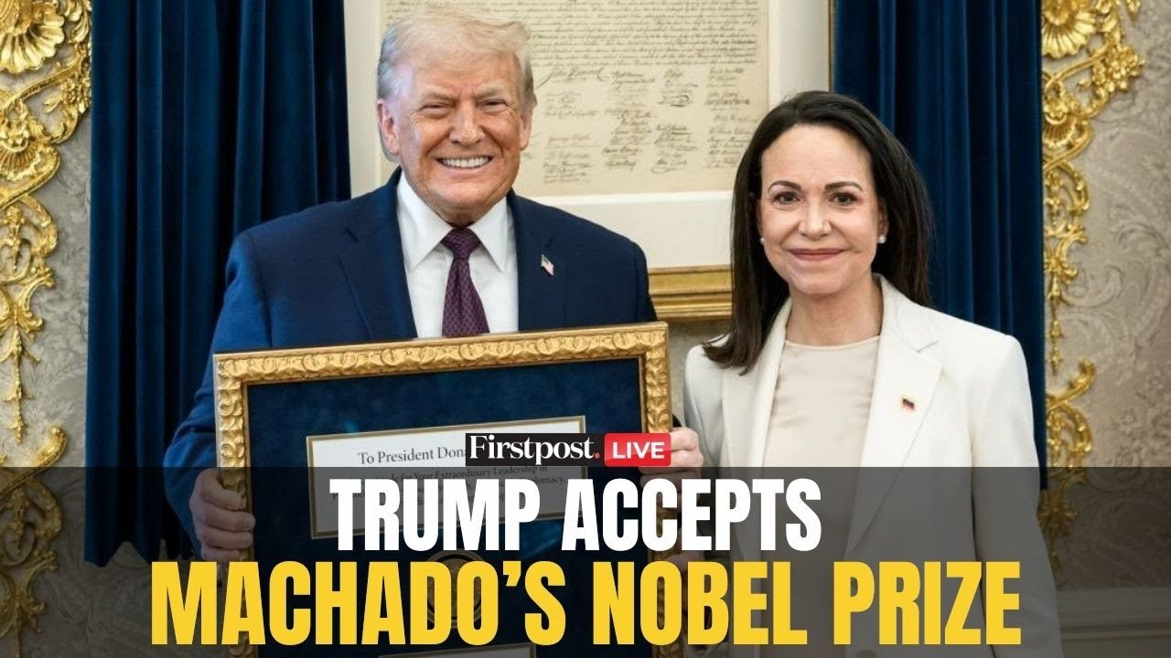 Trump-Machado Meeting LIVE: Machado Presents Nobel Peace Prize Medal to Trump | US-Venezuela
