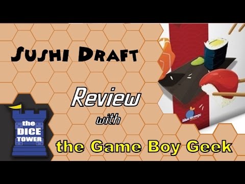 The Game Boy Geek (Dice Tower) Reviews Sushi Draft
