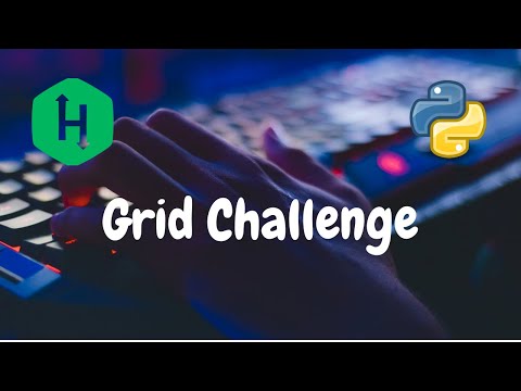 178 Grid Challenge Greedy Hackerrank Solution Python