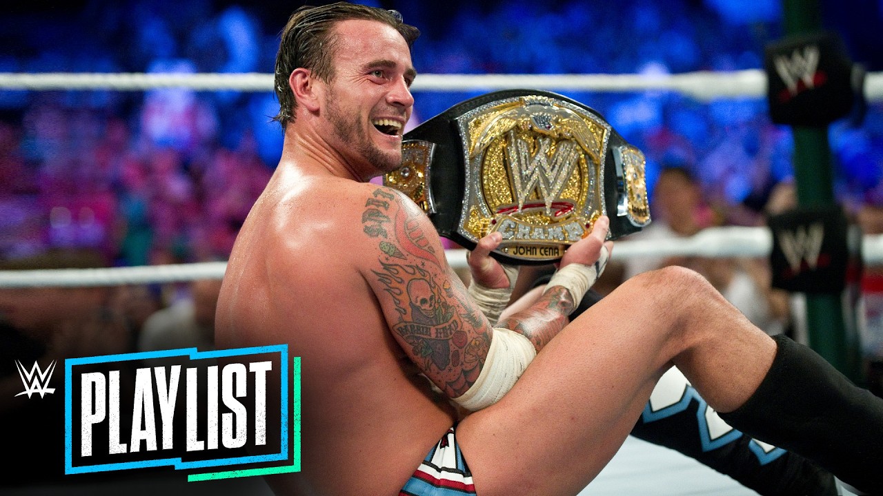 Every CM Punk WWE Title win: WWE Playlist