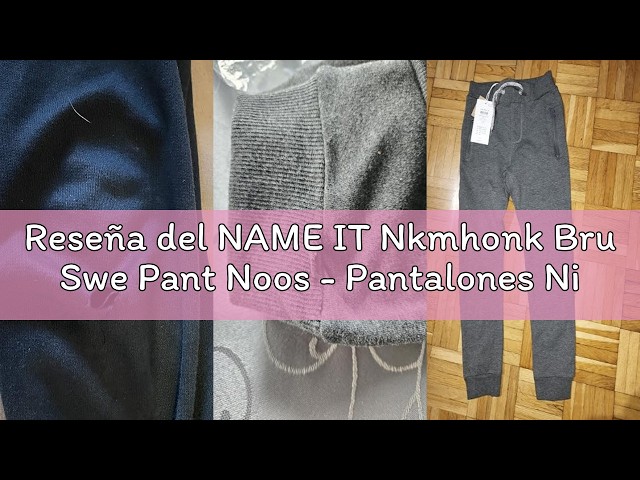 Vídeo relacionado con NAME IT Nkmsweat Pant Bru Noos Pantalones de Chándal Niños, Grey Melange, 140