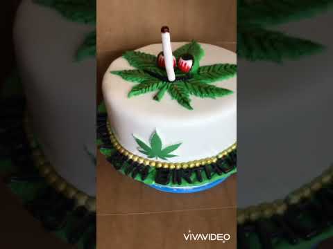 MARYJANE CANNABIS WEED THEME CAKE
