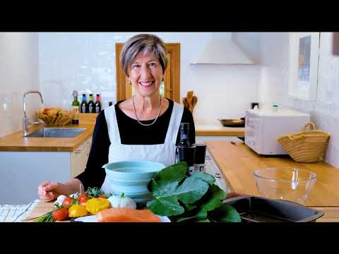 My Spanish Kitchen: Fig-Wrapped Salmon Dinner