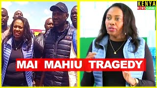 SHOCKED Susan Kihika reacts after visiting Mai Mahiu Tragedy site