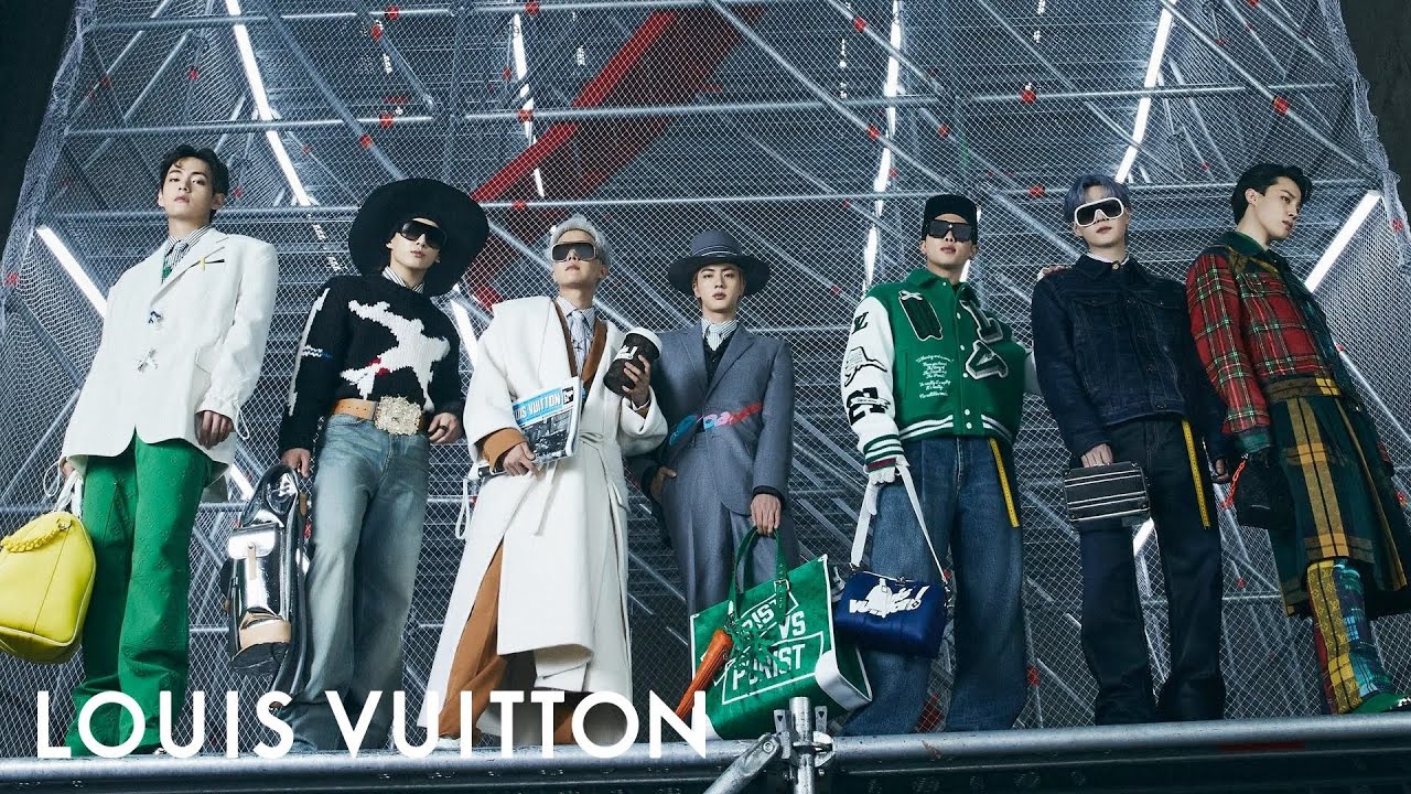 Louis Vuitton exprime al máximo a BTS: estarán hoy en vivo