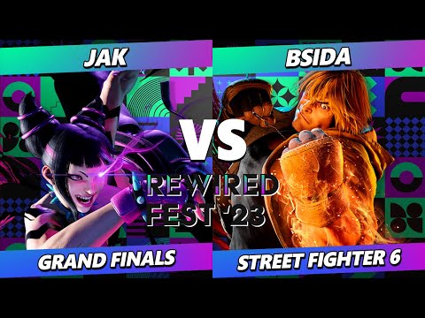 ReWired Fest 2023 GRAND FINALS - JAK (Juri) Vs. BSIDA (Ken) Street Fighter 6 - SF6