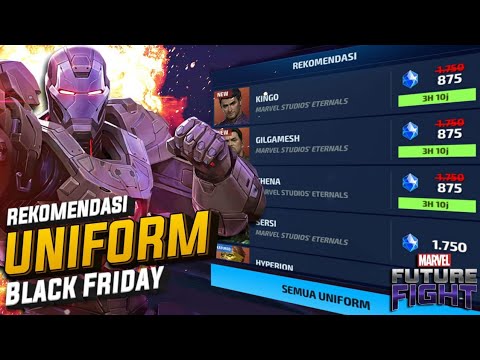Recommendation Uniform World Boss U/L F2P For Black Friday Event !!! - Marvel Future Fight