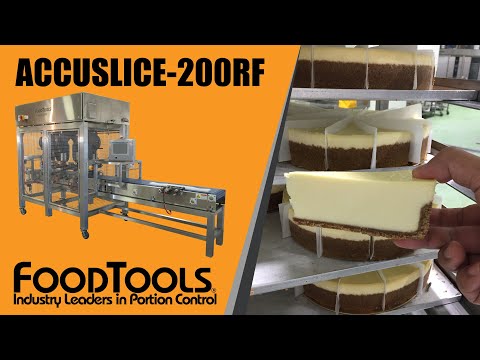 Large Scale Round Cake Cutting Machine - ACCUSLICE-200RF FoodTools