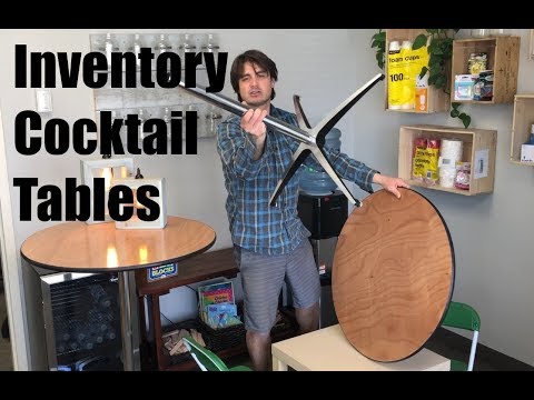 Growing Event Rental Business - Inventory: Cocktail Tables