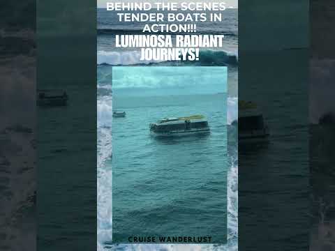 Thumbnail for LUMINOSA TENDER BOAT IN ACTION: #cruiseexperiences #cruiselife #travel #cruiseadventures