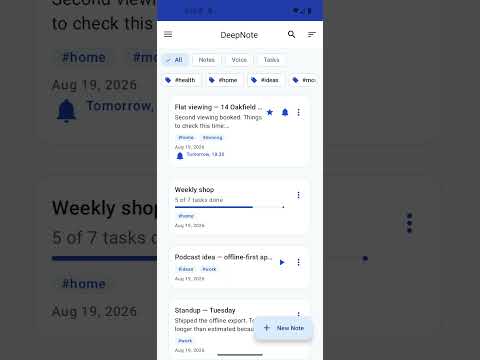 DeepNote: Notes, To Do, Voice video thumbnail
